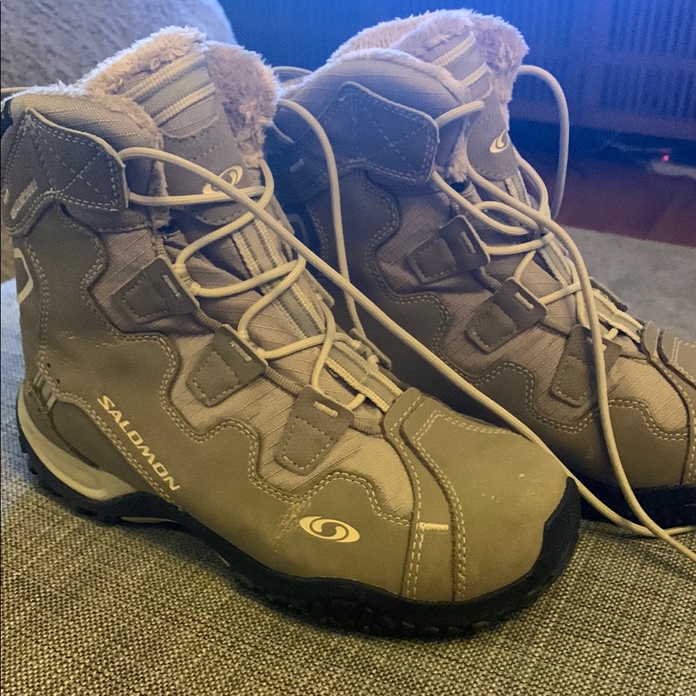 Salomon Tan Winter Boots